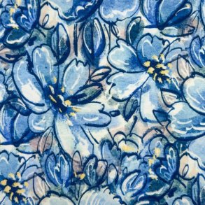 Viscose jersey, Blomster